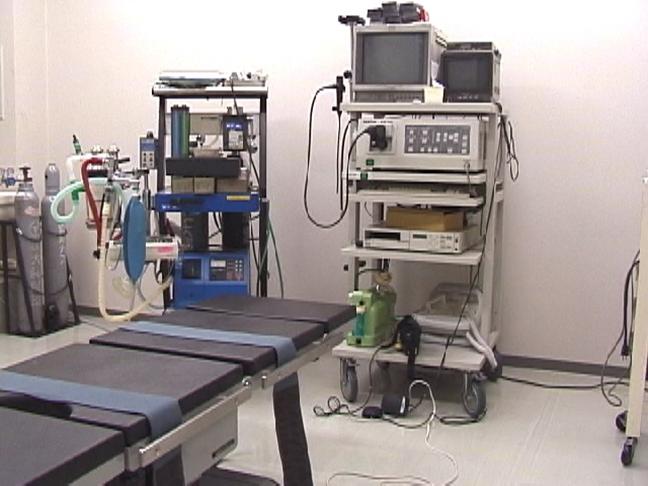 最新設備の完備した手術室